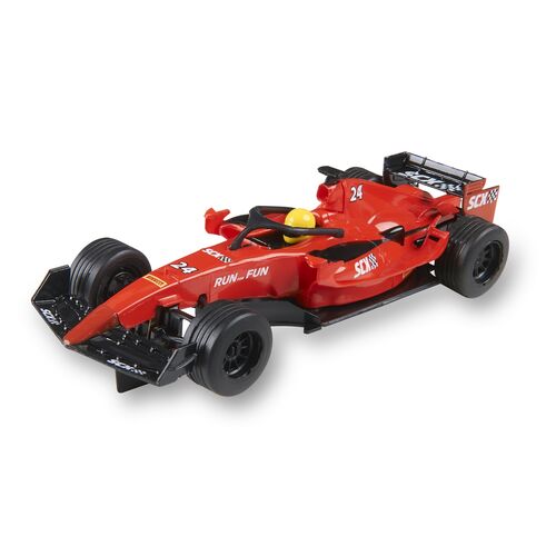 COCHE FORMULA 1 ROJO 1/43 SCALEXTRIC COMPACT F1 SCX