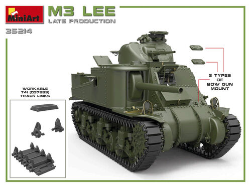 TANQUE M3 LEE LATE PROD. 1/35 MINIART