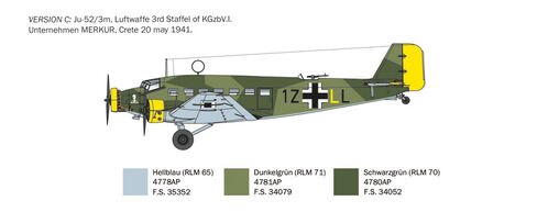 JUNKERS JU-52/3M 1/72 ITALERI