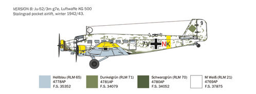 JUNKERS JU-52/3M 1/72 ITALERI