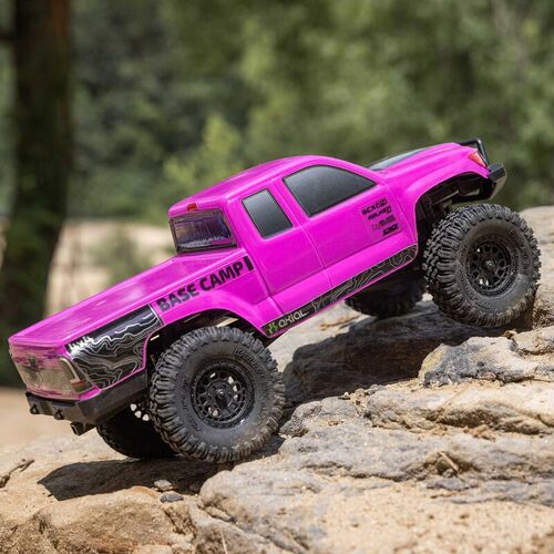 BASE CAMP 4WD ROCK CRAWLER SCX24 ROSA RTR AXIAL