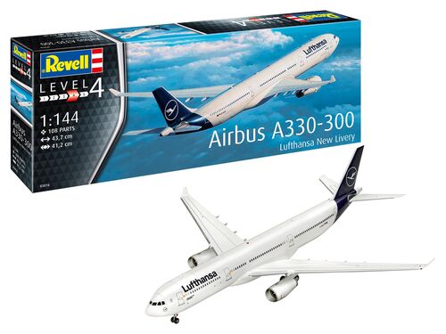 AIRBUS A330-300 LUFTHANSA NEW LIVERY 1/144 REVELL