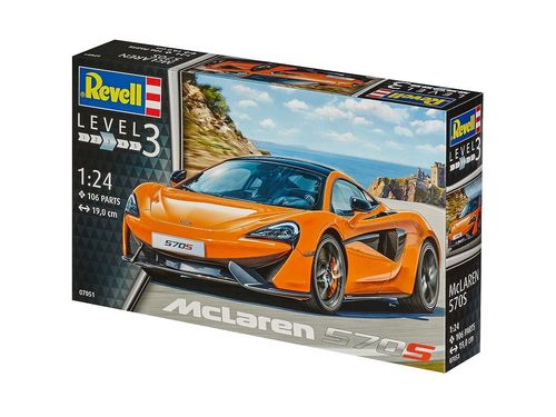 MCLAREN 570S 1/24 MODEL SET REVELL