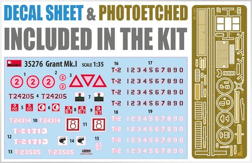 TANQUE GRANT MK.I 1/35 MINIART