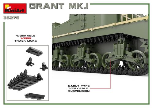 TANQUE GRANT MK.I 1/35 MINIART