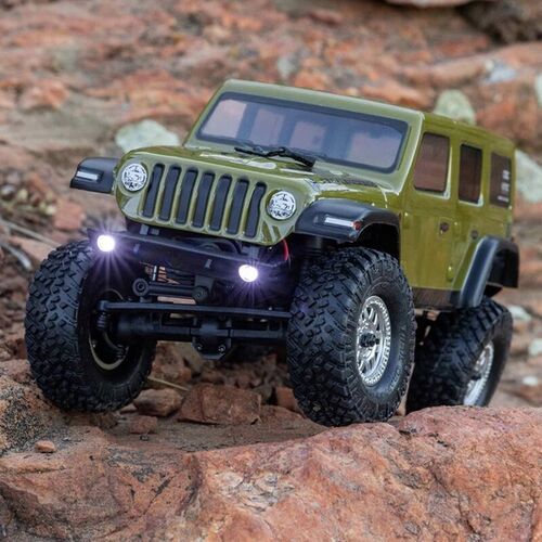 JEEP WRANGLER JLU CRC 4X4 RTR SCX24 AXIAL VERDE