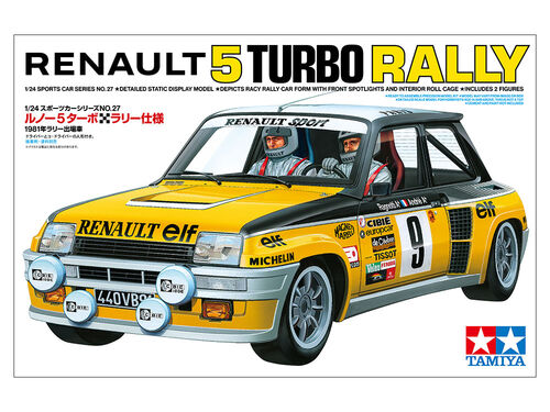 RENAULT 5 TURBO 1/24 TAMIYA RALLY MONTECARLO 1981