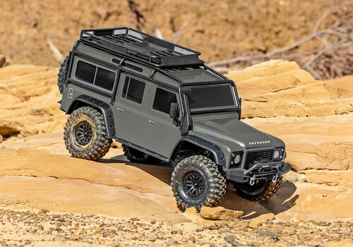 TRX4 LAND ROVER DEFENDER CRAWLER 1/10 RTR TRAXXAS CLIPLESS ROJO