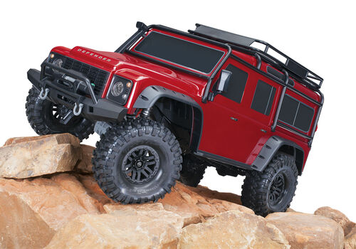 TRX4 LAND ROVER DEFENDER CRAWLER 1/10 RTR TRAXXAS CLIPLESS ROJO