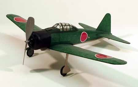 MITSUBISHI A6M3 ZERO 445MM KIT BALSA DUMAS AIRCRAFT