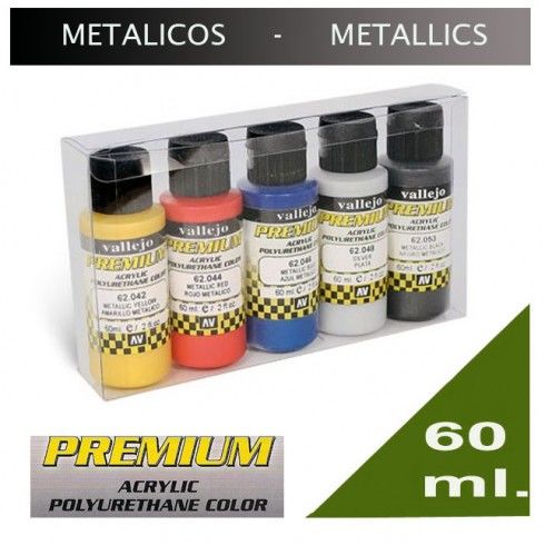 SET METALICOS VALLEJO PREMIUM