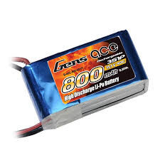 GENSACE 800mAh 11,1V 40C 3S LIPO