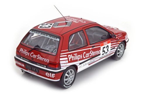 RENAULT CLIO 165 RACING TOUR DE CORSE 1991 1/18 NOREV