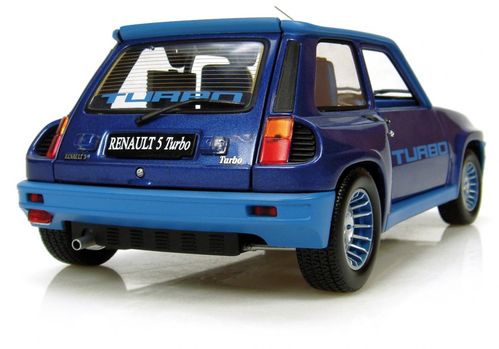 RENAULT 5 TURBO AZUL METALIZADO 1/18 UNIVERSAL HOBBIES