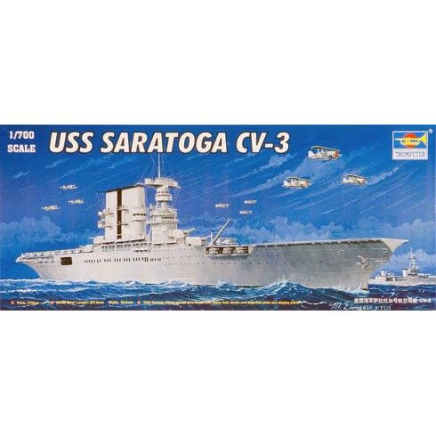 SARATOGA CV-3 1/700 TRUMPETER