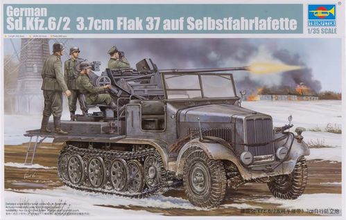 SDKFZ.6/2 ANTIAEREO SEMIORUGA FLAK37 1/35 TRUMPETER