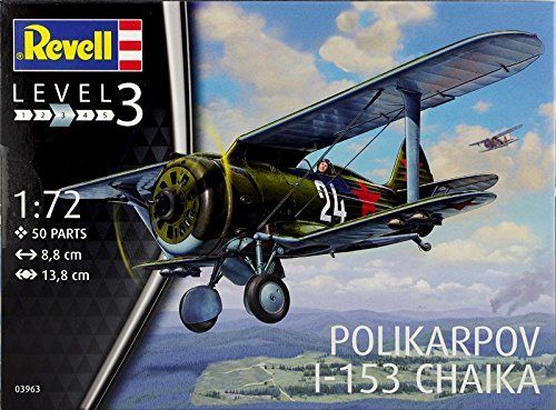 BIPLANO POLIKARPOV I-153 CHAIKA 1/72 REVELL