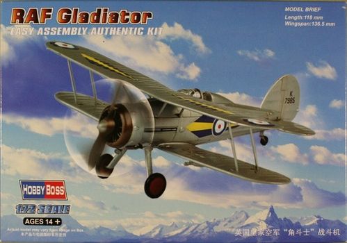 GLOSTER GLADIATOR 1/72 HOBBYBOSS