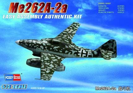 MESSERSCHMIDT Me262 A-2a Bomber 1/72 HOBBYBOSS