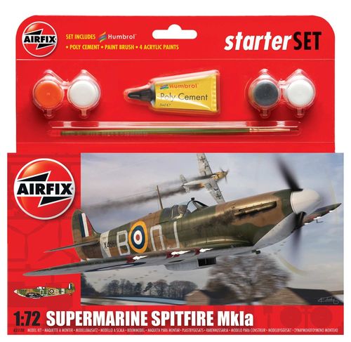 SPITFIRE MK1A STARTER SET 1/72 AIRFIX