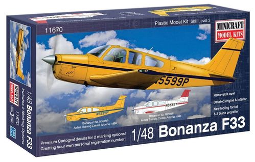 BONANZA F33 1/48 MINICRAFT