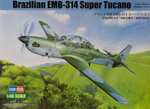 EMB314 SUPER TUCANO 1/72 HOBBYBOSS