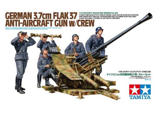 FLAK 37MM CON FIGURAS 1/35 TAMIYA