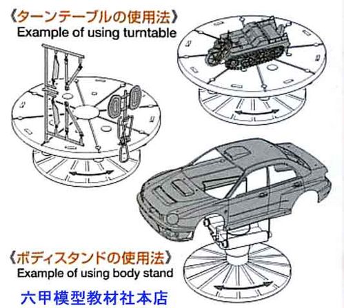 SOPORTE PARA PINTADO TAMIYA