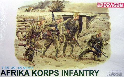 INFANTERIA AFRIKA KORPS WWII 1/35 DRAGON