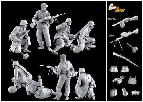 VOLUNTARIOS DIVISION AZUL 1942-43 RUSIA 1/35 DRAGON