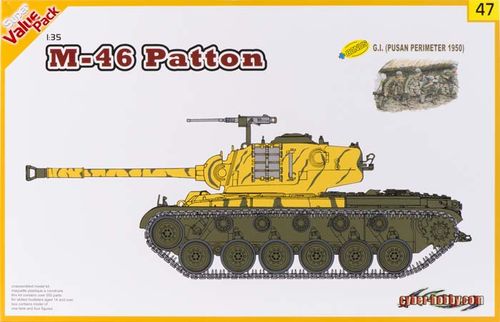 M-46 PATTON + PUSAN PERIMETER 1950 1/35 DRAGON