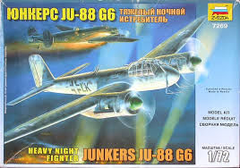 JU-88 G6 NIGHT FIGHTER 1/72 ZVEZDA