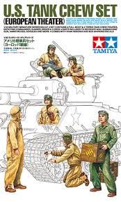 TRIPULACION TANQUE US EUROPE FRONT 1/35 TAMIYA